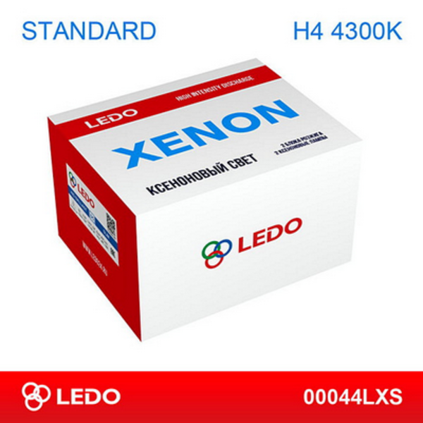 LEDO 00044LXS Комплект ксенона H4 4300K 12V