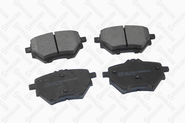 STELLOX 000677BSX 000 677B-SX колодки диск. задние с антискрип. пл. Peugeot, Citroen C4 Picasso 1.6/1.6HDi 13>