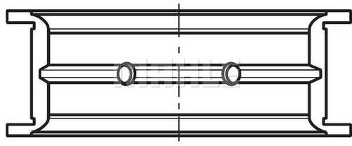 MAHLEKNECHT 001 FL 19809 000 Подшипник коленвала