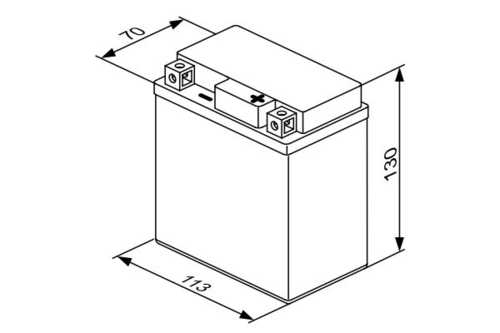 BOSCH 0 092 M60 060 Аккумуляторная батарея! евро 6Ah 100A 113/70/130 YTX7L-4 YTX7L-BS moto AGM