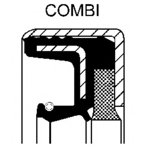 CORTECO 01034875B Уплотняющее кольцо, дифференциал