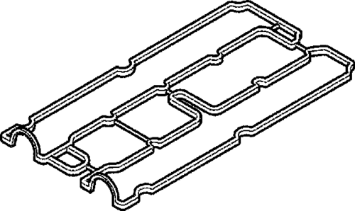 ELRING 010370 Прокладка клапанной крышки! Opel Astra/Vectra/Corsa 1.8 16V DOHC 98>