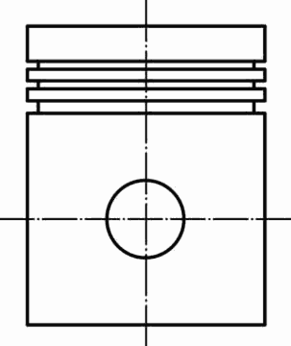 MAHLEKNECHT 015 61 02 Поршень