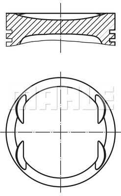 MAHLEKNECHT 015 76 00 Поршень