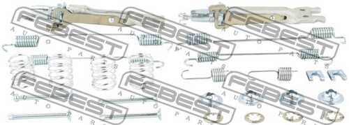 FEBEST 0204-G15RAR-KIT Монтажный комплект барабанных колодок