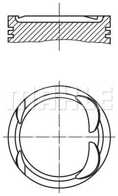 MAHLEKNECHT 021 PI 00117 000 Поршень