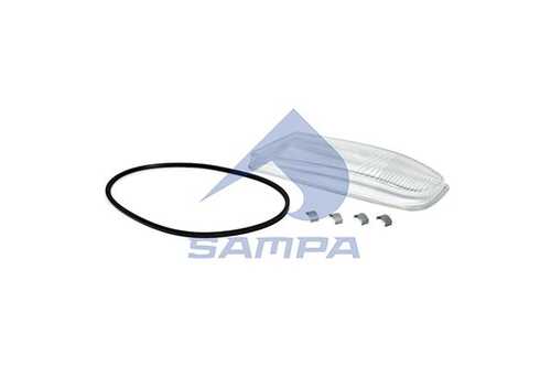 SAMPA 022032 Стекло фары! противотуманной левой MAN TGS/TGX