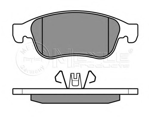 MEYLE 0252491418 Колодки дисковые передние! Renault Megane Sedan/Coupe 08>