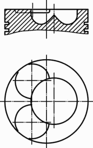 MAHLEKNECHT 030 58 00 Поршень