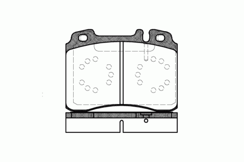 REMSA 037920 379 20 FDB646 колодки дисковые п. MB W201 Evolution 2.5i 90-93