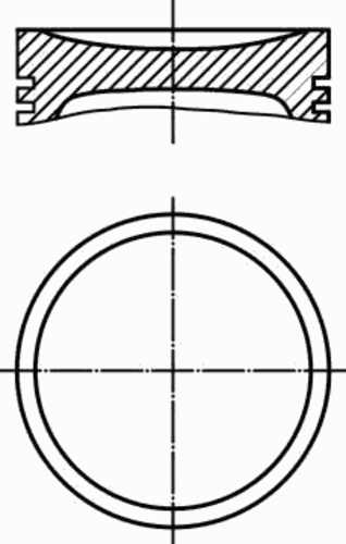 MAHLEKNECHT 0396400 Поршень! d75x1.75x2x3 STD Citroen ZX, Peugeot 106/206/306 1.4 88>