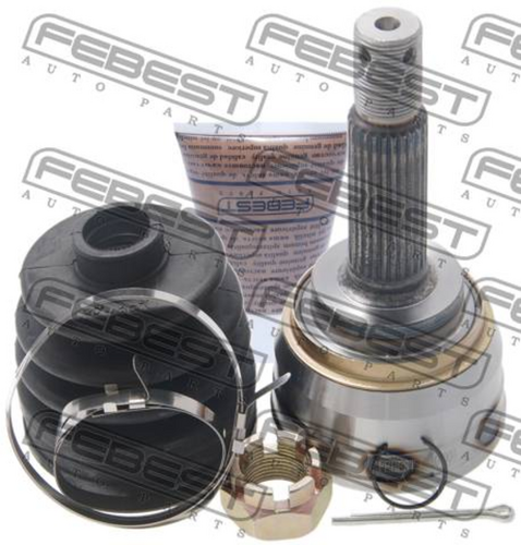 FEBEST 0410004 ШРУС наружный комплект! Mitsubishi Lancer 1.3/1.5 C61A/C62A 88-91/Mirage 83-91