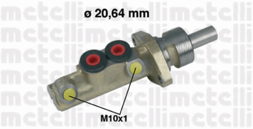 METELLI 05-0156 Цилиндр тормозной главный