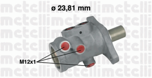 METELLI 050556 Главный тормозной цилиндр