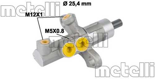 METELLI 05-0811 Цилиндр тормозной главный