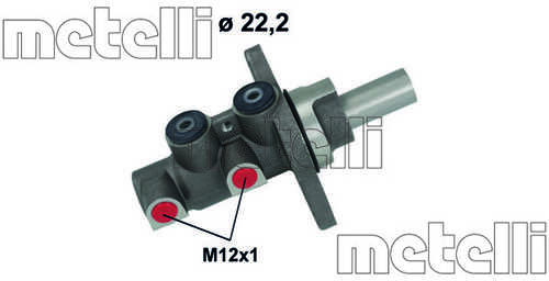 METELLI 051152 Главный тормозной цилиндр