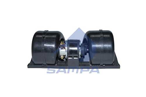 SAMPA 051.160 Электродвигатель отопителя в сборе с крыльчаткой 24V DAF 95 XF