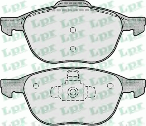 LPR 05P1190 Комплект тормозных колодок, дисковый тормоз