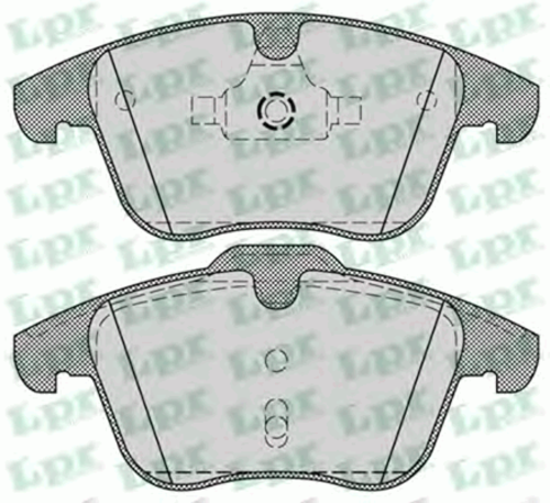 LPR 05P1255 Комплект тормозных колодок, дисковый тормоз