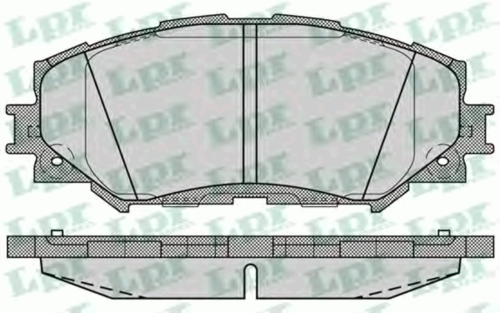 LPRAP 05P1258 Тормозные колодки дисковые-италия;Колодки торм пер