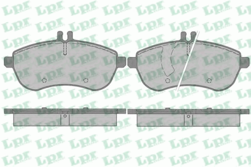 LPR 05P1340 Комплект тормозных колодок, дисковый тормоз