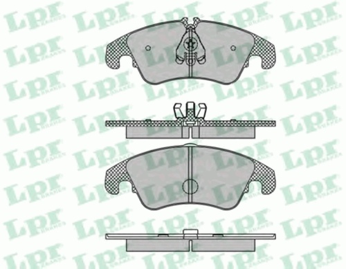 LPR 05P1420 Комплект тормозных колодок, дисковый тормоз