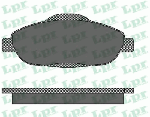 LPR 05P1471 Комплект тормозных колодок, дисковый тормоз