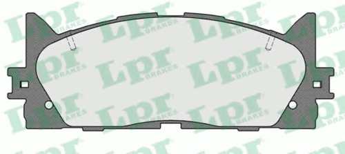 LPR 05P1593 Комплект тормозных колодок, дисковый тормоз