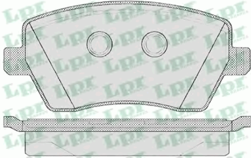LPR 05P867 Комплект тормозных колодок, дисковый тормоз