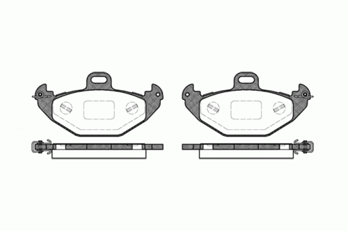 REMSA 0686.00 00 697 000B-SX=FDB1278 колодки дисковые з. Renault Laguna 2.0i/3.0i/2.2dTi/1.9dCi 98-01