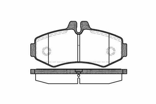 REMSA 0701.00 00 колодки дисковые перед. MB Vito 2.0i/2.3i/2.2CDi/2.3D/CDi 98>