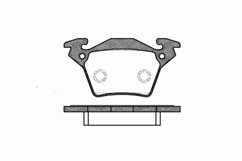 REMSA 0717.00 00 колодки дисковые з. MB 638 Vito 108CDi-114 2.0/2.3/2.2CDi/2.3TD 98>