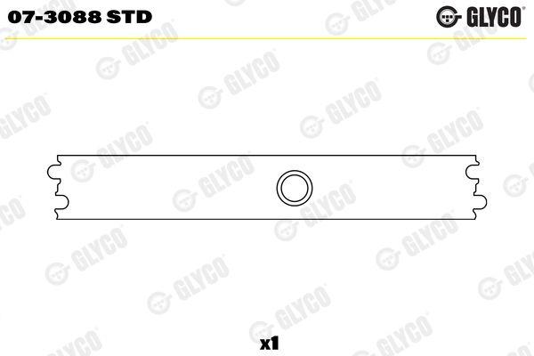 GLYCO 07-3088 STD вкладыши KH-B! (1) Audi 80/A3/A4, Ford Galaxy, VW Golf/Passat 1.3-1.9D 80>