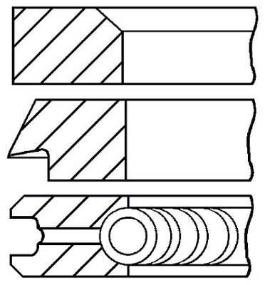 GOETZE 0843680600 Piston Ring Kit