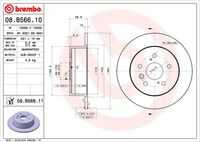 BREMBO 08.B566.11 Тормозной диск