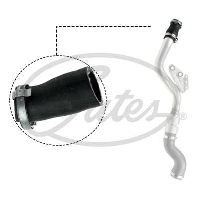 GATES 09-0568 Патрубок радиатора! Land Rover Range Rover Sport 05-13