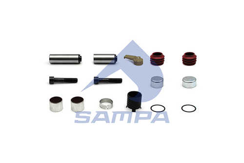 SAMPA 096.964 Ремкомплект дискового тормоза! (мр) направляющих втулок и уплотнений SAF
