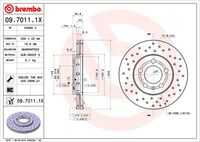 BREMBO 09.7011.1X Brake Disc