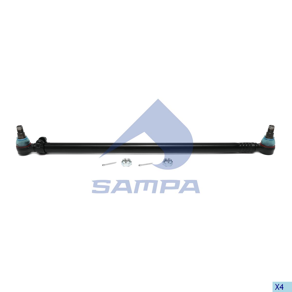 SAMPA 09752701 тяга рулевая продольная Actros L=895! MB