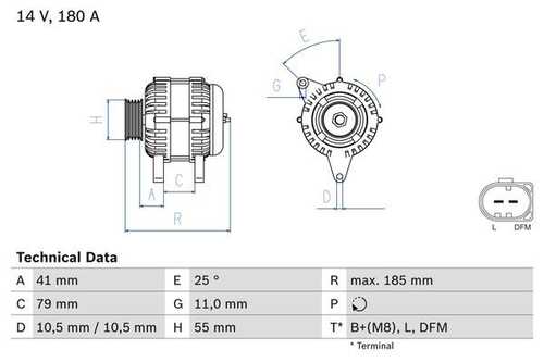 BOSCH 0 986 083 940 ALTERNATORREG.