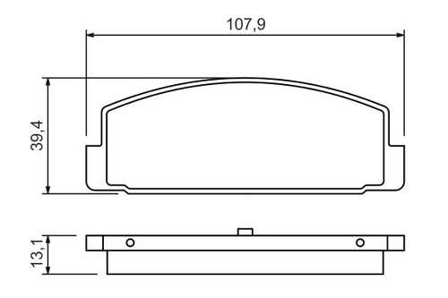 BOSCH 0 986 424 295 Колодки дисковые задние! Mazda 626 GF/GW 1.8i/2.0i/2.0Di/ 97-02