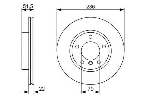 BOSCH 0986479S10 0 986 479 S10 диск тормозной передний! BMW E36/E46 1.8-2.5D M42-M52 91>