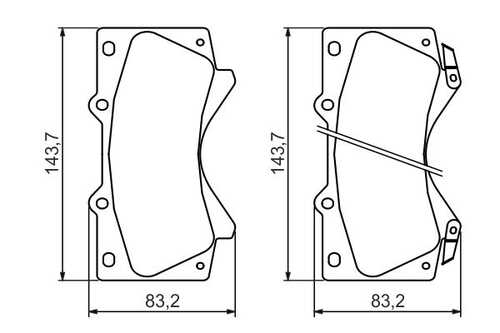 BOSCH 0 986 494 449 Колодки дисковые передние! Toyota Land Cruiser 4.7/4.5D V8 08>