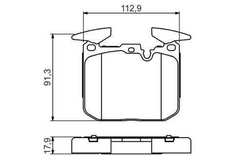 BOSCH 0 986 494 701 Колодки дисковые передние! BMW F20/F21/F30/F31 1.4-2.8/1.6D-2.4D 11>