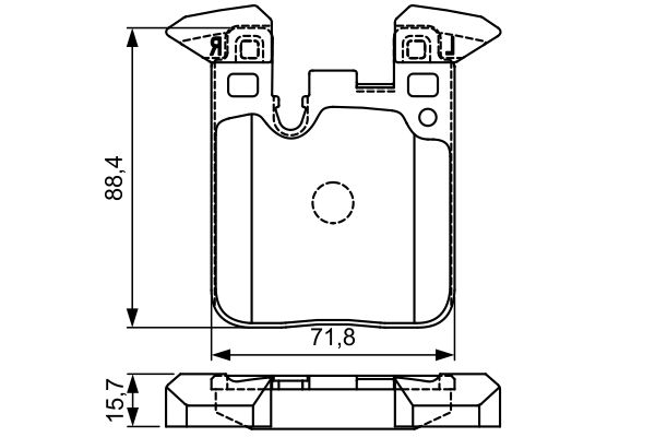 BOSCH 0986495335 Колодки тормозные BMW F20/21/30/35/80/31 (СО спорт. пакетом) задние