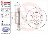 BREMBO 09.8873.31 Диск тормозной