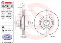 BREMBO 09A42731 Диск тормозной