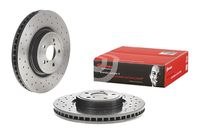 BREMBO 09.A870.1X Диск тормозной передний (перф.) Subaru Legacy IV/Outback 03>