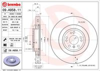 BREMBO 09.A958.11 Тормозной диск