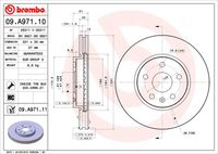 BREMBO 09.A971.11 Тормозной диск